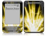 Lightning Yellow - Decal Style Skin fits Amazon Kindle 3 Keyboard (with 6 inch display)