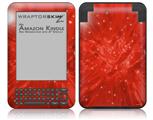 Stardust Red - Decal Style Skin fits Amazon Kindle 3 Keyboard (with 6 inch display)