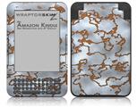 Rusted Metal - Decal Style Skin fits Amazon Kindle 3 Keyboard (with 6 inch display)