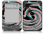 Alecias Swirl 02 - Decal Style Skin fits Amazon Kindle 3 Keyboard (with 6 inch display)