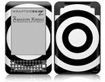 Bullseye Black and White - Decal Style Skin fits Amazon Kindle 3 Keyboard (with 6 inch display)