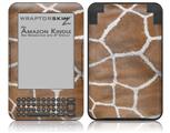 Giraffe 02 - Decal Style Skin fits Amazon Kindle 3 Keyboard (with 6 inch display)