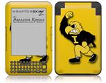 Iowa Hawkeyes Herky on Gold - Decal Style Skin fits Amazon Kindle 3 Keyboard (with 6 inch display)
