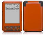 Solids Collection Burnt Orange - Decal Style Skin fits Amazon Kindle 3 Keyboard (with 6 inch display)