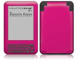 Solids Collection Fushia - Decal Style Skin fits Amazon Kindle 3 Keyboard (with 6 inch display)