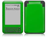 Solids Collection Green - Decal Style Skin fits Amazon Kindle 3 Keyboard (with 6 inch display)