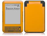 Solids Collection Orange - Decal Style Skin fits Amazon Kindle 3 Keyboard (with 6 inch display)