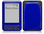 Solids Collection Royal Blue - Decal Style Skin fits Amazon Kindle 3 Keyboard (with 6 inch display)
