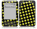 Smileys on Black - Decal Style Skin fits Amazon Kindle 3 Keyboard (with 6 inch display)