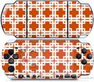 Sony PSP 3000 Decal Style Skin - Boxed Burnt Orange