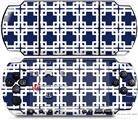 Sony PSP 3000 Decal Style Skin - Boxed Navy Blue