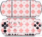 Sony PSP 3000 Decal Style Skin - Boxed Pink