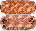 Sony PSP 3000 Decal Style Skin - Wavey Burnt Orange