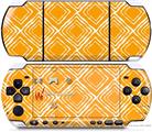 Sony PSP 3000 Decal Style Skin - Wavey Orange