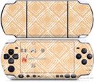 Sony PSP 3000 Decal Style Skin - Wavey Peach