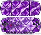 Sony PSP 3000 Decal Style Skin - Wavey Purple