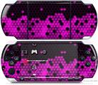 Sony PSP 3000 Decal Style Skin - HEX Hot Pink