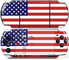 Sony PSP 3000 Decal Style Skin - USA American Flag 01