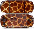 Sony PSP 3000 Decal Style Skin - Fractal Fur Giraffe