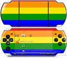 Sony PSP 3000 Decal Style Skin - Rainbow Stripes