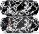 Sony PSP 3000 Decal Style Skin - Electrify White