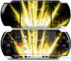 Sony PSP 3000 Decal Style Skin - Lightning Yellow