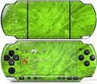 Sony PSP 3000 Decal Style Skin - Stardust Green
