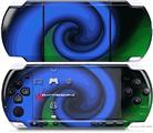 Sony PSP 3000 Decal Style Skin - Alecias Swirl 01 Blue