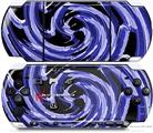 Sony PSP 3000 Decal Style Skin - Alecias Swirl 02 Blue