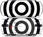 Sony PSP 3000 Decal Style Skin - Bullseye Black and White