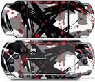 Sony PSP 3000 Decal Style Skin - Abstract 02 Red