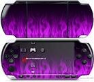 Sony PSP 3000 Decal Style Skin - Fire Purple