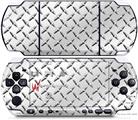 Sony PSP 3000 Decal Style Skin - Diamond Plate Metal