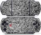 Sony PSP 3000 Decal Style Skin - Aluminum Foil