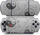 Sony PSP 3000 Decal Style Skin - Feminine Yin Yang Gray