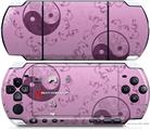 Sony PSP 3000 Decal Style Skin - Feminine Yin Yang Purple