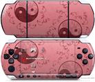 Sony PSP 3000 Decal Style Skin - Feminine Yin Yang Red