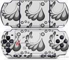 Sony PSP 3000 Decal Style Skin - Petals Gray