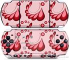 Sony PSP 3000 Decal Style Skin - Petals Red