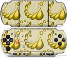 Sony PSP 3000 Decal Style Skin - Petals Yellow