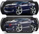 Sony PSP 3000 Decal Style Skin - 2010 Camaro RS Blue Dark