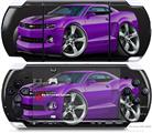 Sony PSP 3000 Decal Style Skin - 2010 Camaro RS Purple