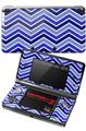 Nintendo 3DS Decal Style Skin - Zig Zag Blues