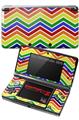 Nintendo 3DS Decal Style Skin - Zig Zag Rainbow