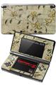 Nintendo 3DS Decal Style Skin - Flowers and Berries Yellow