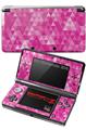 Nintendo 3DS Decal Style Skin - Triangle Mosaic Fuchsia