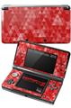 Nintendo 3DS Decal Style Skin - Triangle Mosaic Red