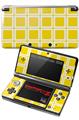 Nintendo 3DS Decal Style Skin - Squared Yellow