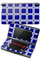 Nintendo 3DS Decal Style Skin - Squared Royal Blue