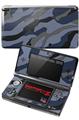 Nintendo 3DS Decal Style Skin - Camouflage Blue